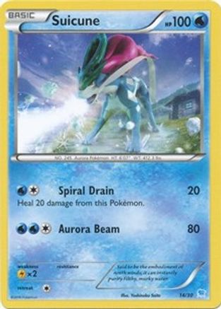 Suicune (14 - Non-Holo) 14 -