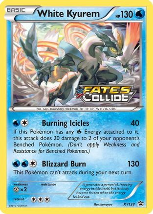 White Kyurem (Prerelease) XY128/211 - Holofoil