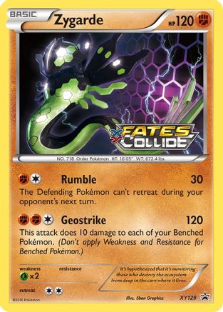 Zygarde (Prerelease) XY129/211 - Holofoil