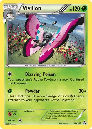 Vivillon XY137/211 - Holofoil