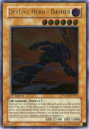 Destiny Hero - Dasher (UTR) (POTD-EN017) - Power of the Duelist 1st Edition