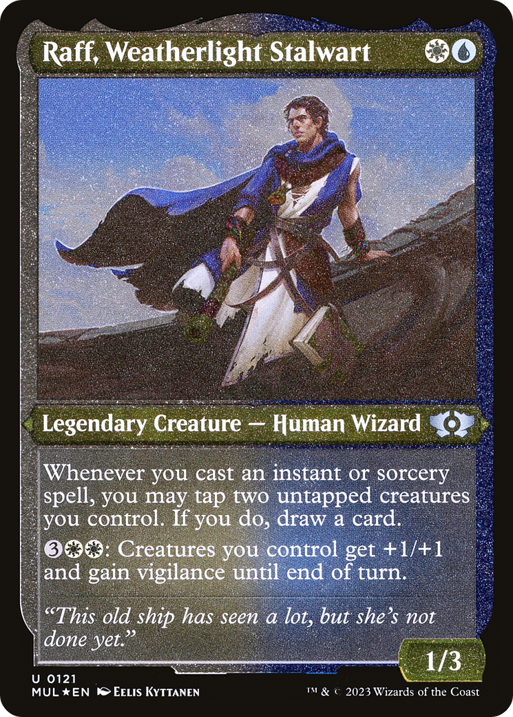 Raff, Weatherlight Stalwart (MUL-121) -  Etched Foil