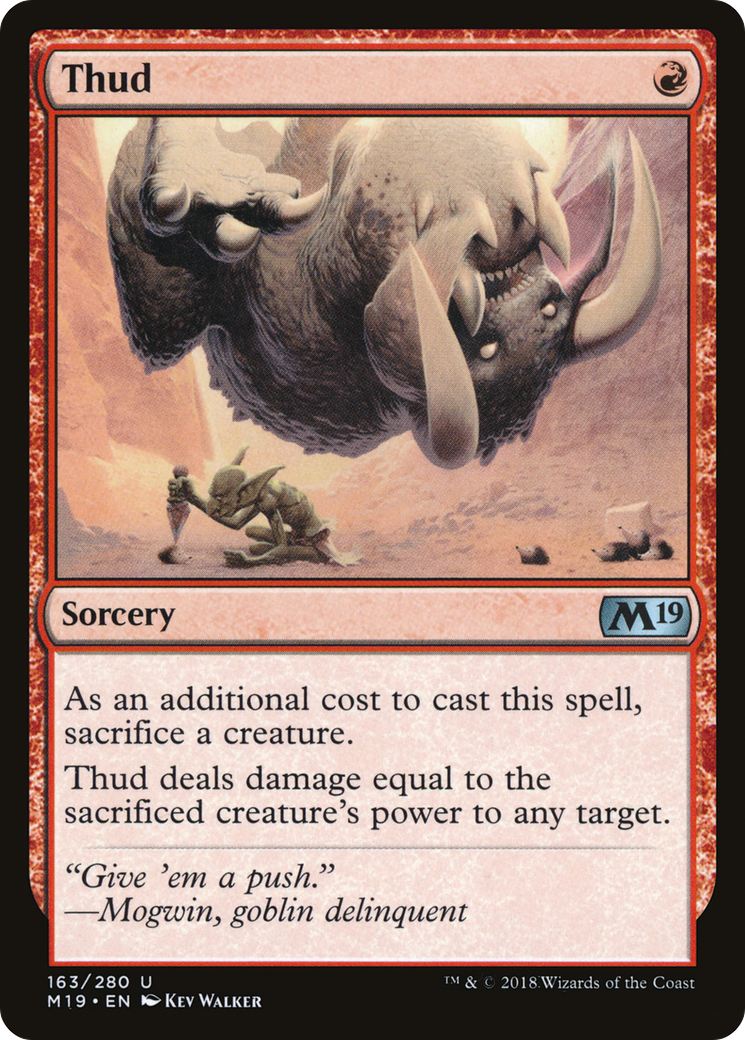 Thud (M19-163) -  Foil