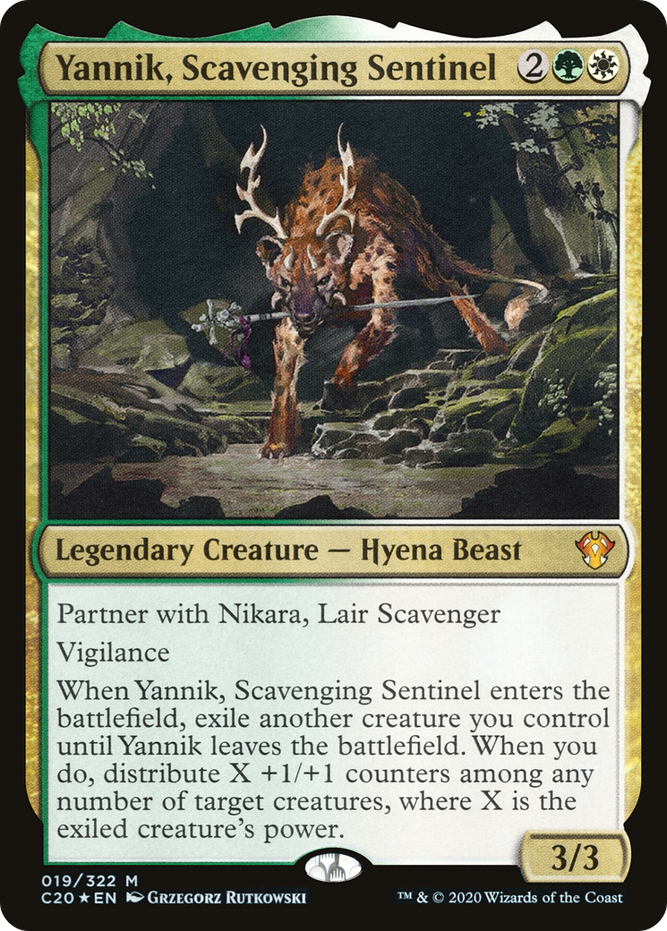 Yannik, Scavenging Sentinel (C20-019) -  Foil