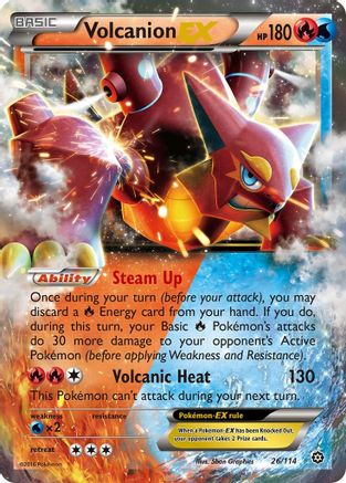 Volcanion EX 26/114 - Holofoil