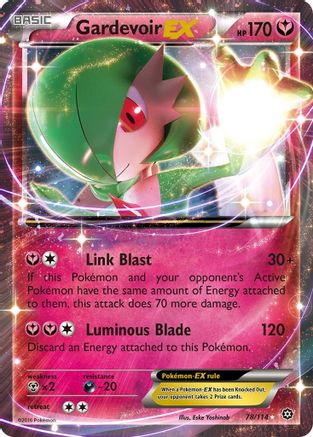 Gardevoir EX 78/114 - Holofoil