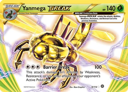 Yanmega BREAK 8/114 - Holofoil