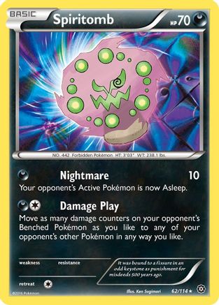 Spiritomb 62/114 - Reverse Holofoil