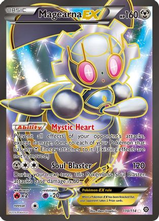 Magearna EX (Full Art) 110/114 - Holofoil