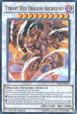 Tyrant Red Dragon Archfiend (TDIL-EN050) - The Dark Illusion Unlimited