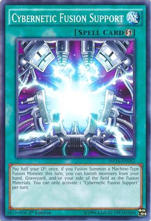 Cybernetic Fusion Support (MP16-EN042) - 2016 Mega-Tins Mega Pack 1st Edition