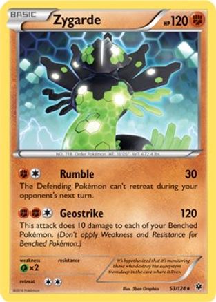 Zygarde - 53/124 (XY Fates Collide) 53 - Holofoil