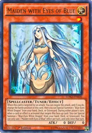 Maiden with Eyes of Blue (LDK2-ENK06) - Legendary Decks II 1st Edition