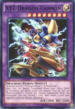 XYZ-Dragon Cannon (SDKS-EN042) - Structure Deck: Seto Kaiba 1st Edition