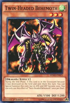 Twin-Headed Behemoth (SDMY-EN023) - Structure Deck: Yugi Muto 1st Edition