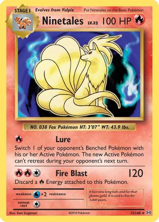 Ninetales 15/108 - Holofoil