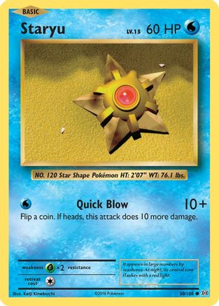 Staryu 30/108 - Reverse Holofoil