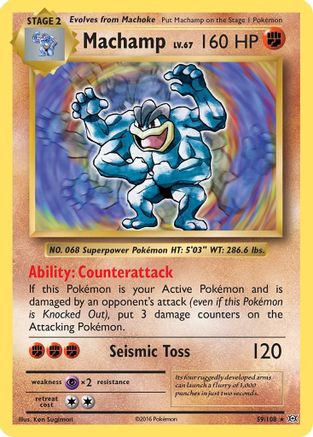 Machamp 59/108 - Holofoil