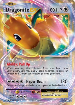 Dragonite EX 72/108 - Holofoil