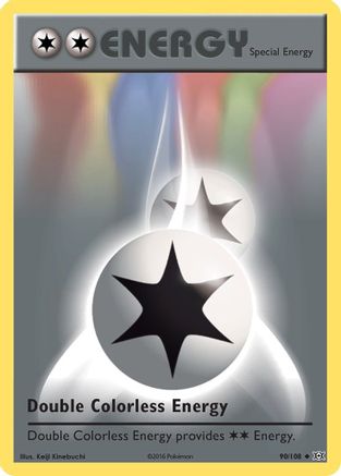 Double Colorless Energy 90/108 - Reverse Holofoil