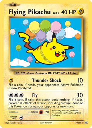 Flying Pikachu 110/108 -