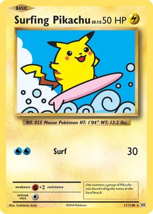 Surfing Pikachu 111/108 -