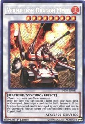 Vermillion Dragon Mech (INOV-EN081) - Invasion: Vengeance 1st Edition