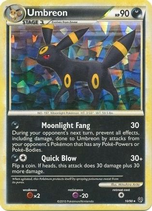 Umbreon - 10/90 (Cracked Ice Holo) 10 - Holofoil