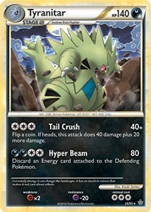 Tyranitar - 26/95 (HGSS Unleashed) 26 - Holofoil