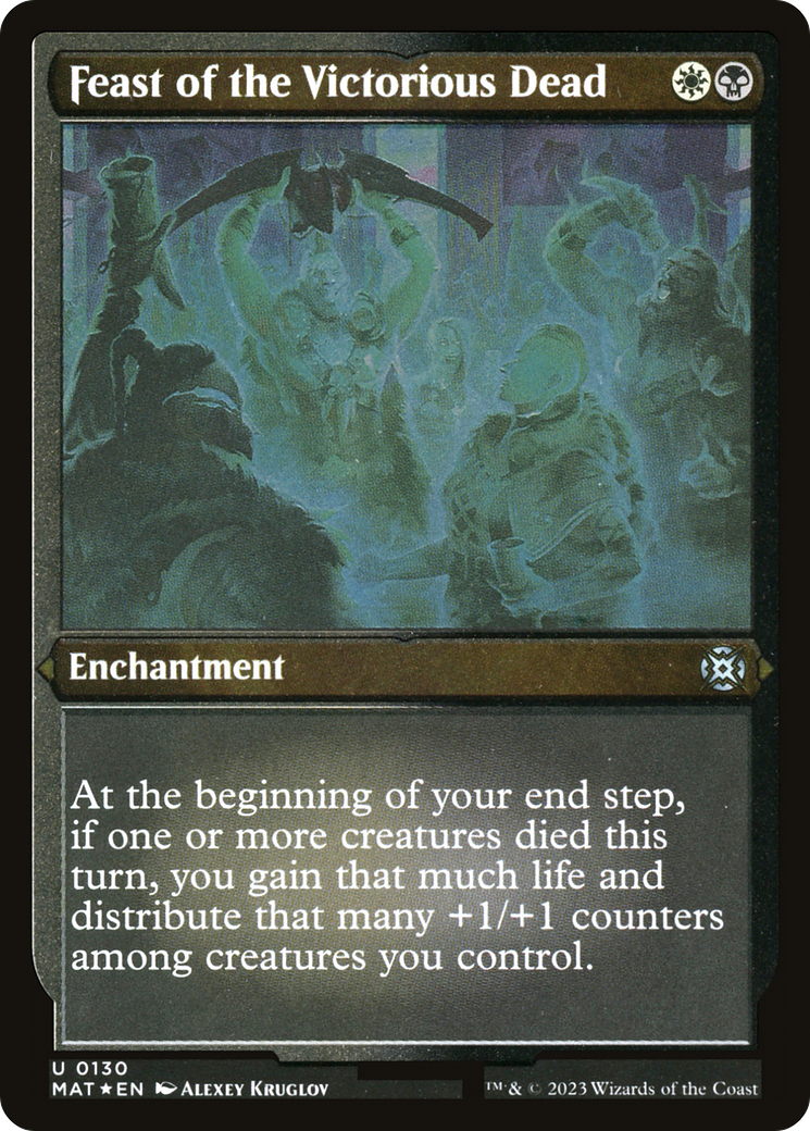 Feast of the Victorious Dead (MAT-130) -  Etched Foil