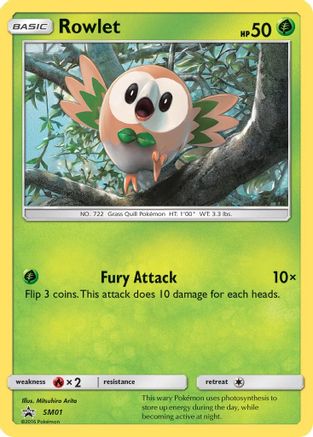 Rowlet - SM01 SM01/248 - Holofoil