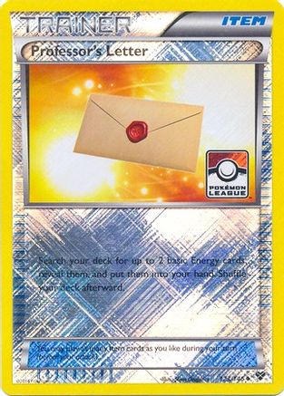 Professor's Letter - 123/146 (Pokemon League) 123 - Reverse Holofoil