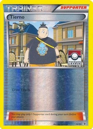 Tierno - 39/39 (Pokemon League) 39 - Reverse Holofoil