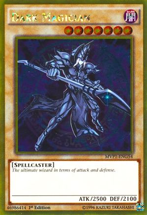 Dark Magician (MVP1-ENG54) - The Dark Side of Dimensions Movie Pack: Gold Edition 1st Edition