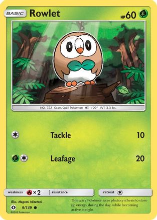 Rowlet 9/149 -