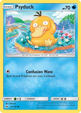 Psyduck 28/149 - Reverse Holofoil