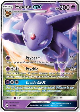 Espeon GX 61/149 - Holofoil