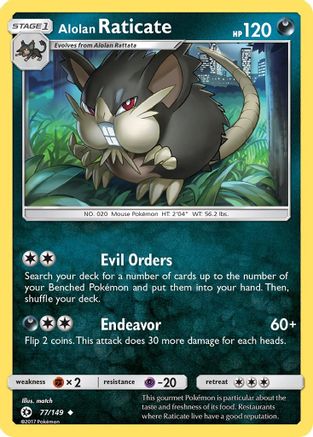 Alolan Raticate 77/149 -