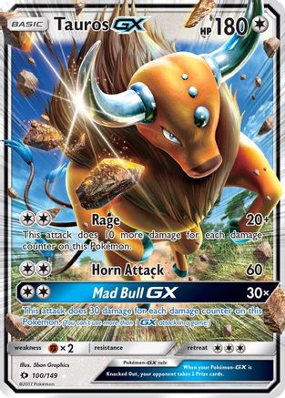 Tauros GX 100/149 - Holofoil