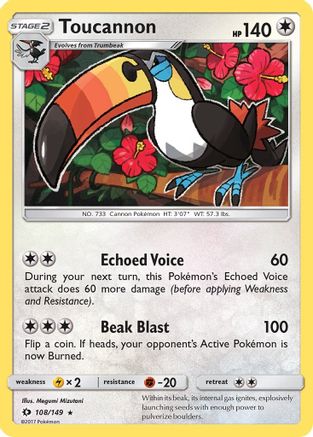 Toucannon 108/149 - Reverse Holofoil