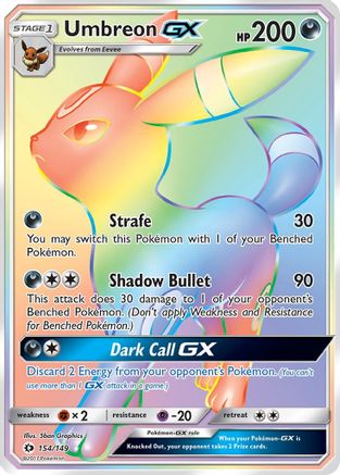 Umbreon GX (Secret) 154/149 - Holofoil