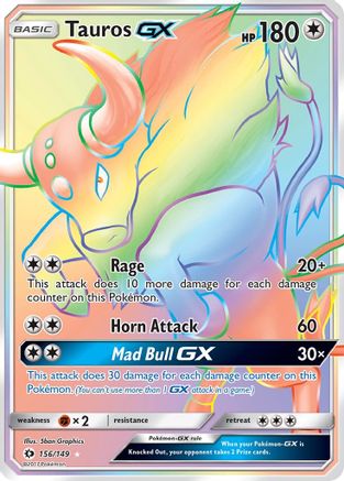 Tauros GX (Secret) 156/149 - Holofoil