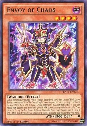 Envoy of Chaos (RATE-EN025) - Raging Tempest 1st Edition