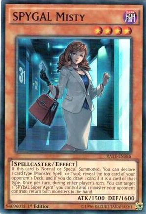 SPYGAL Misty (RATE-EN086) - Raging Tempest 1st Edition