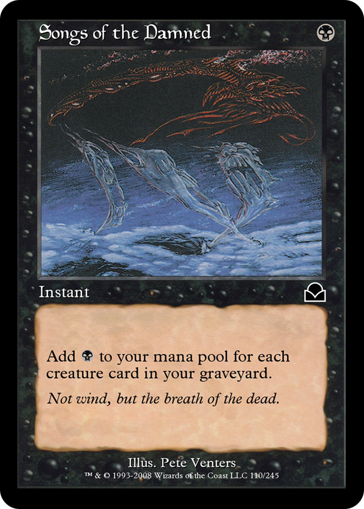 Songs of the Damned (ME2-110) -  Foil