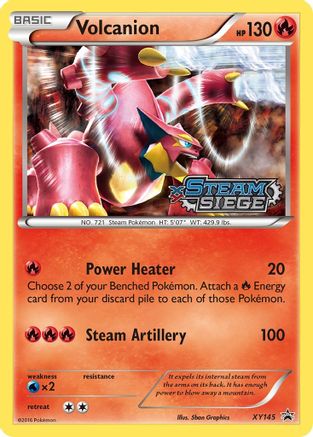 Volcanion (XY Steam Siege Prerelease) XY145/211 - Holofoil