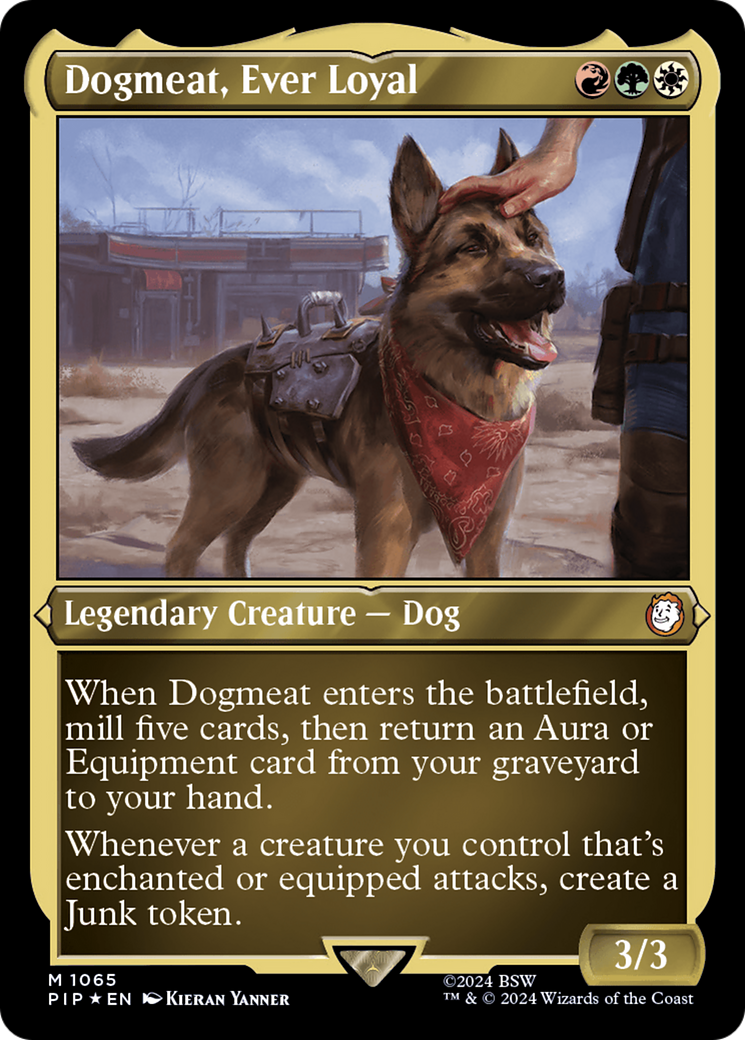 Dogmeat, Ever Loyal (PIP-1065) -  Etched Foil