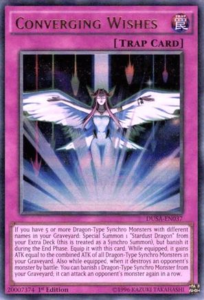 Converging Wishes (DUSA-EN037) - Duelist Saga 1st Edition