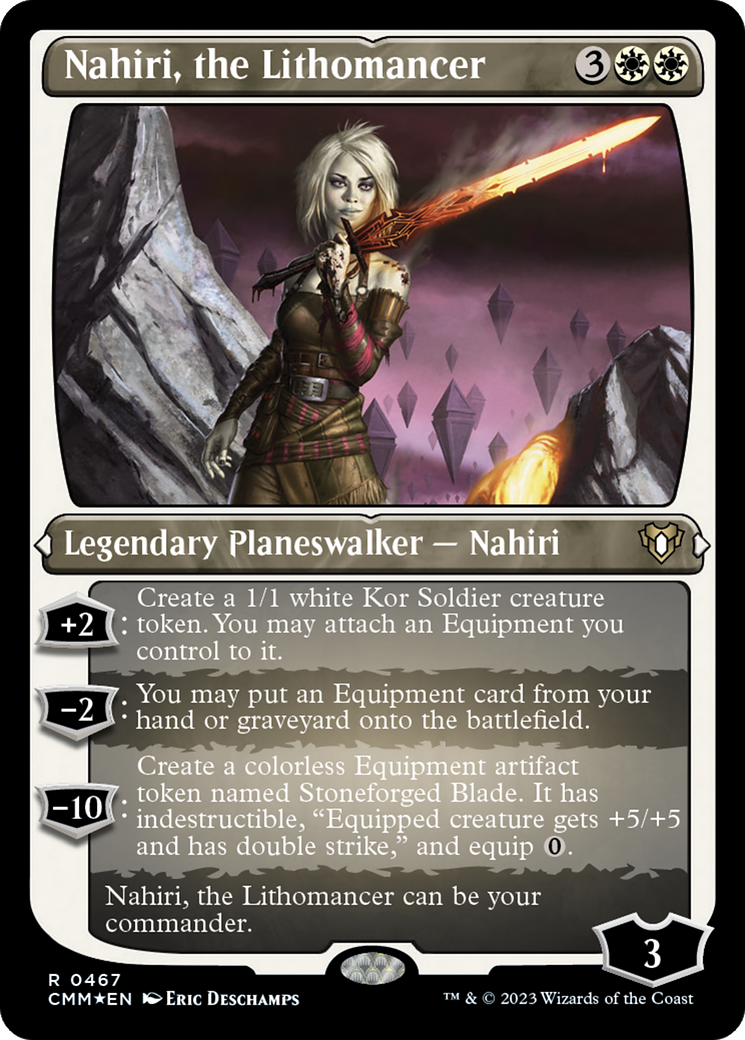 Nahiri, the Lithomancer (CMM-467) -  Etched Foil