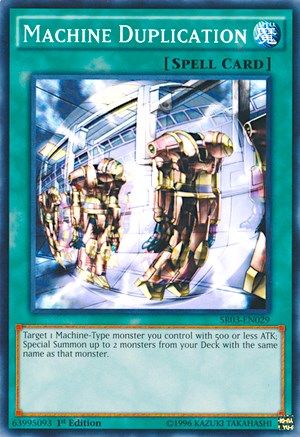 Machine Duplication (SR03-EN029) - Structure Deck: Machine Reactor Unlimited